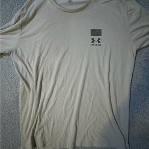 Under Armour Men's Freedom Tee - Light Brown